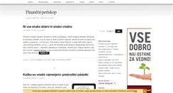 Desktop Screenshot of financni.periskop.si